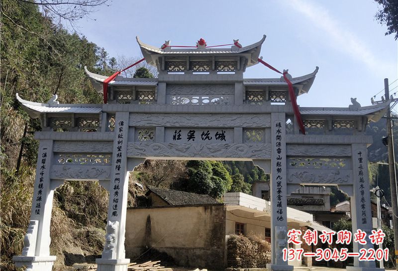威海大理石牌坊雕塑尊贵雕塑，永久保存