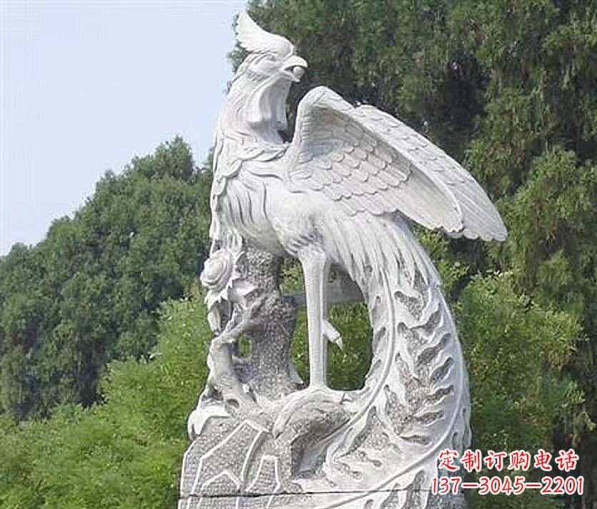 威海大理石凤凰雕塑
