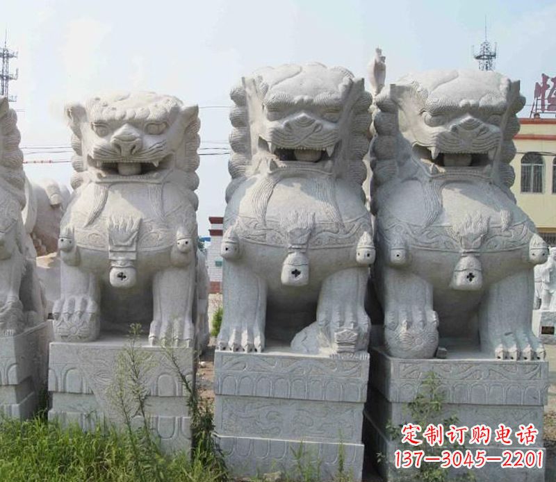威海北京玉石狮子雕塑