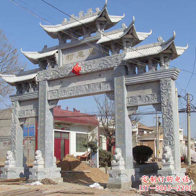 威海大理石牌坊石雕艺术