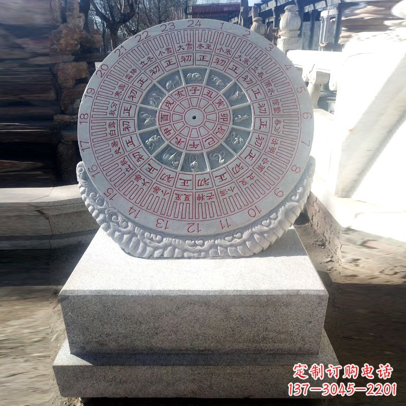 威海精美大理石日晷雕塑