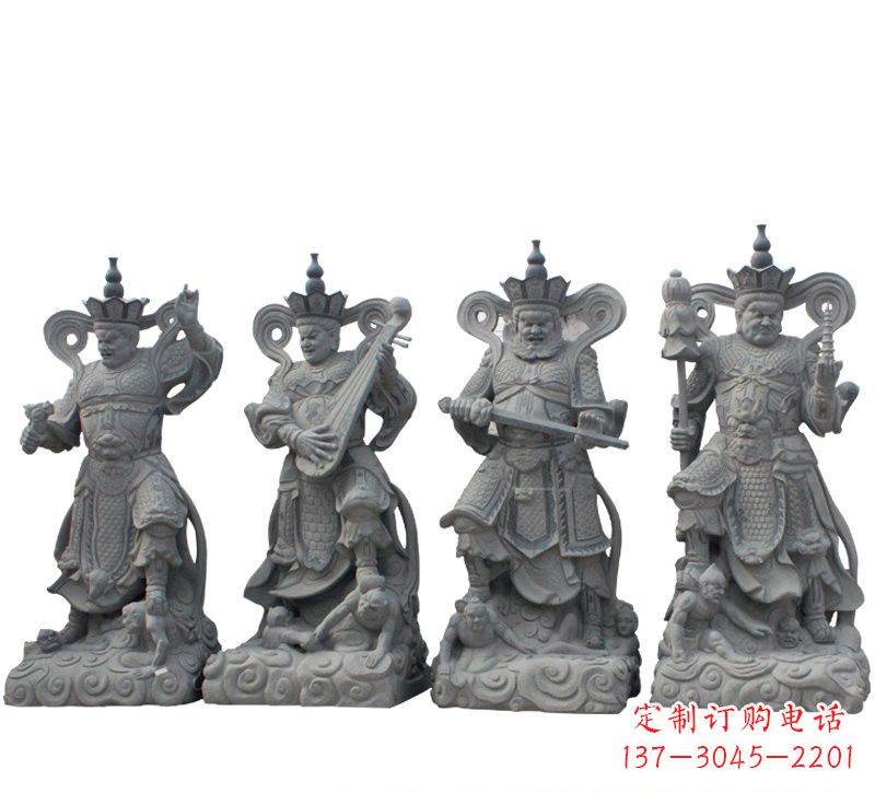 威海四大天王大理石雕塑