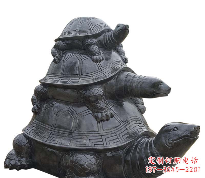 威海高品质大理石乌龟母子石雕