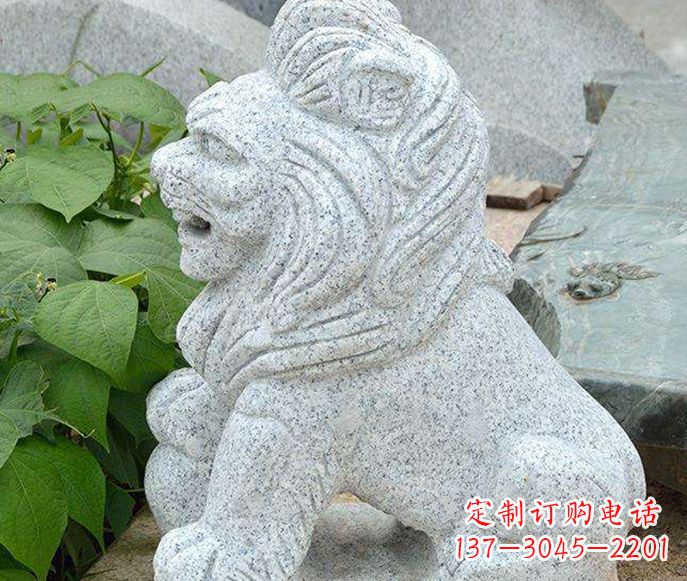 威海大理石狮子雕塑