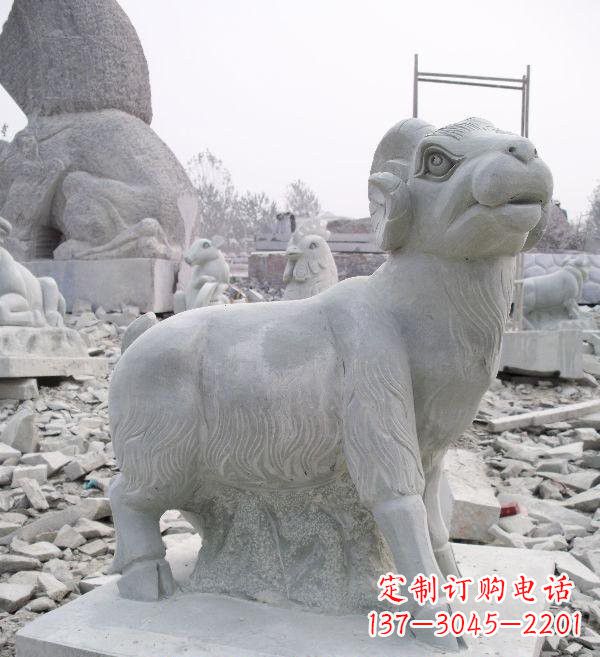 威海大理石羊雕塑