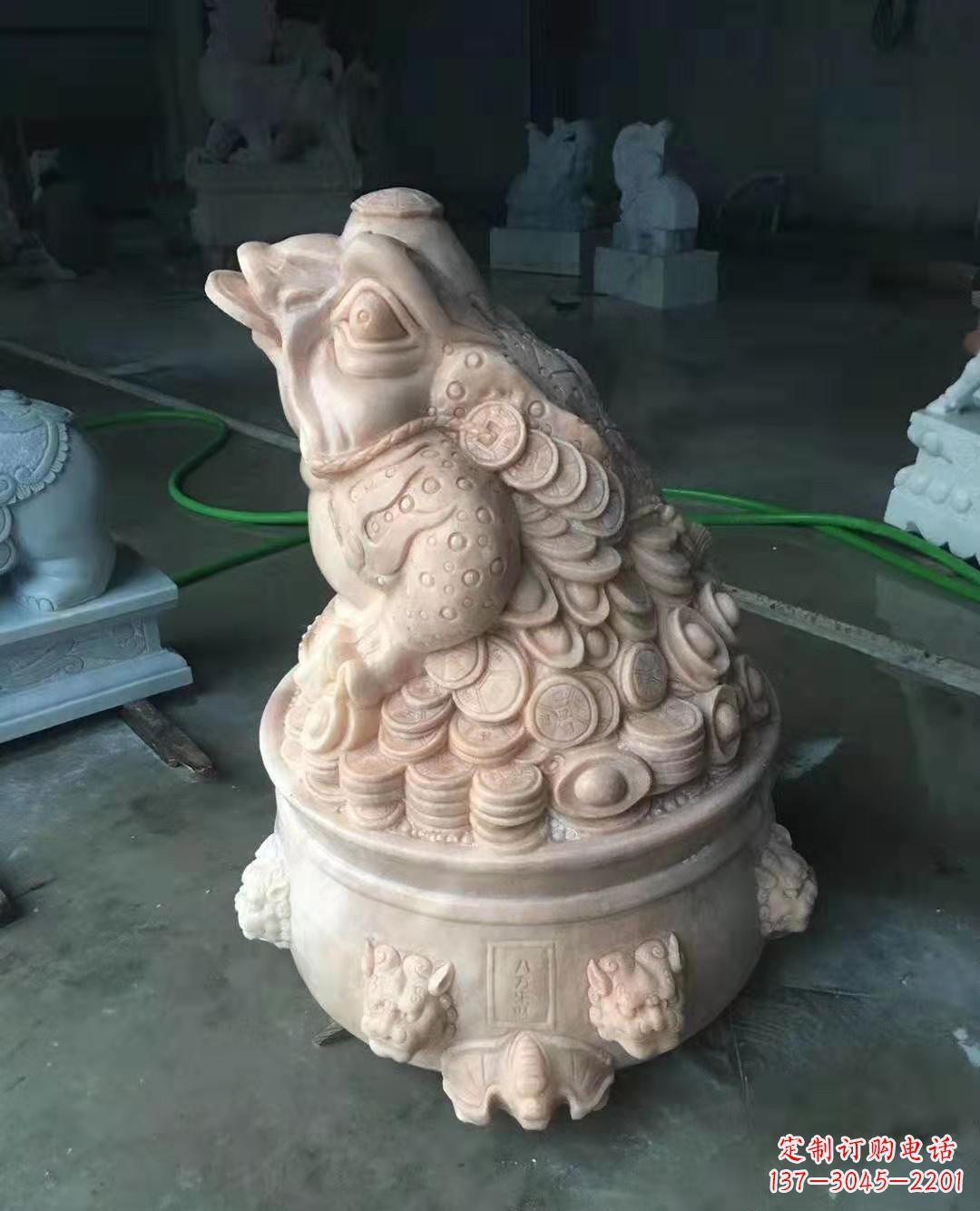 威海精致石雕动物雕塑