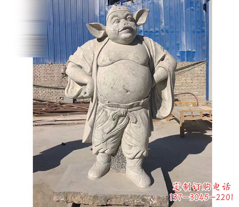 威海大理石猪八戒雕塑