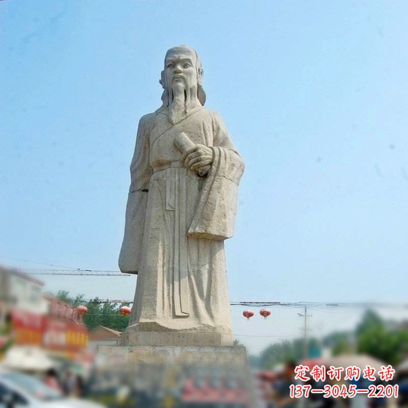 威海大理石庄子雕塑-名人雕像