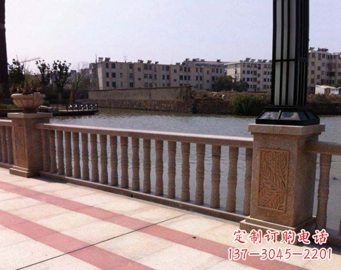 威海大桥仿古石栏杆雕塑
