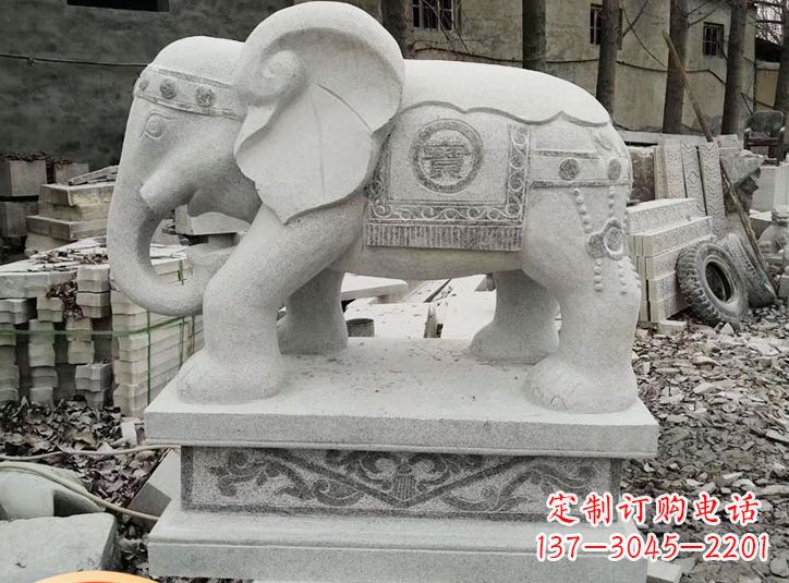 威海大象石雕壁画