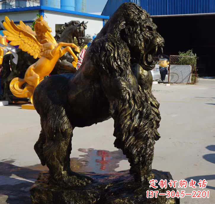 威海大猩猩铜雕