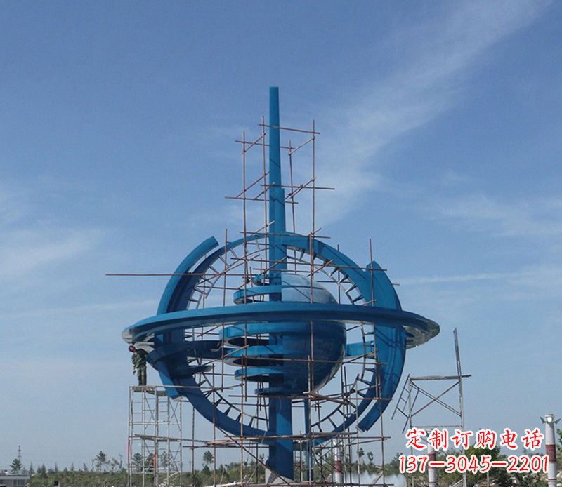 威海品质卓越的大型不锈钢地球雕塑
