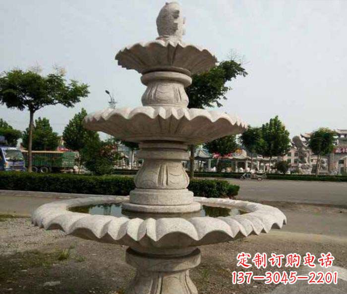 威海精美的喷泉石雕塑