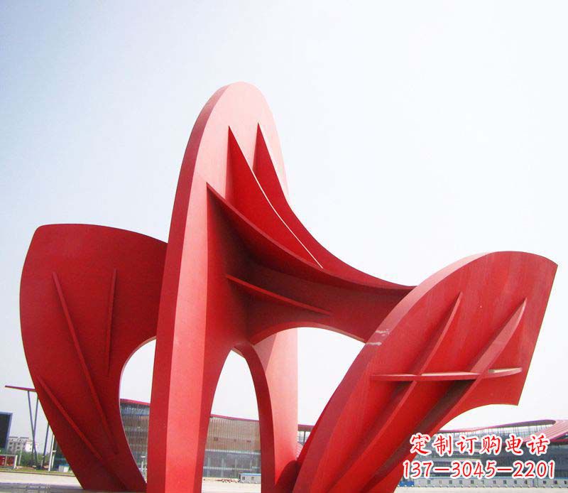 威海精美不锈钢拱门雕塑