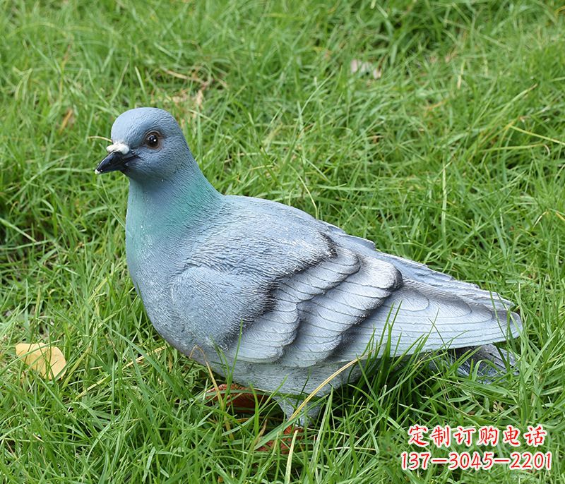 威海大型高雅和平鸽雕塑