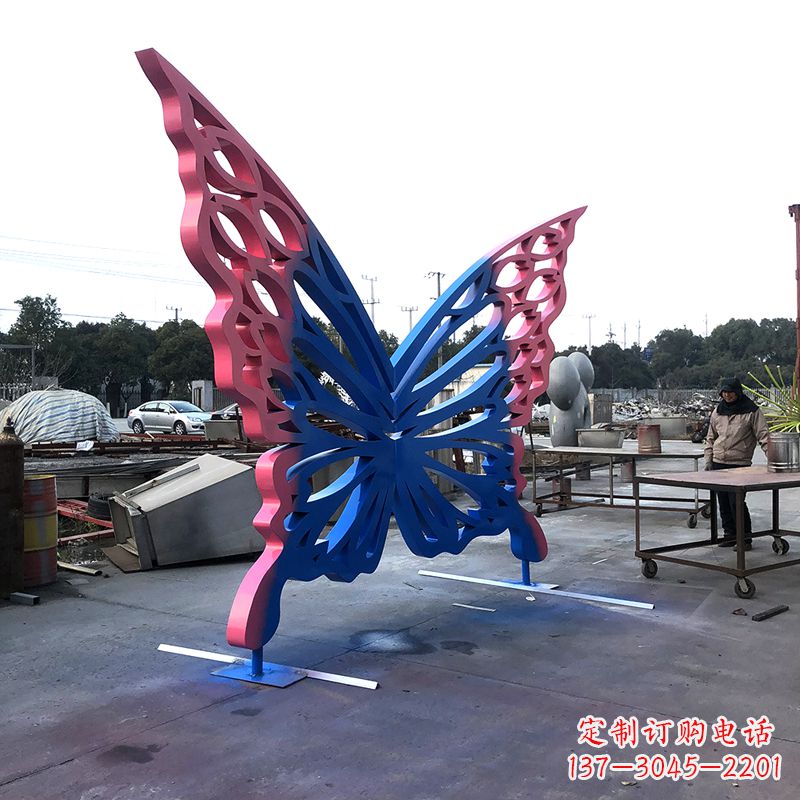 威海不锈钢蝴蝶雕塑