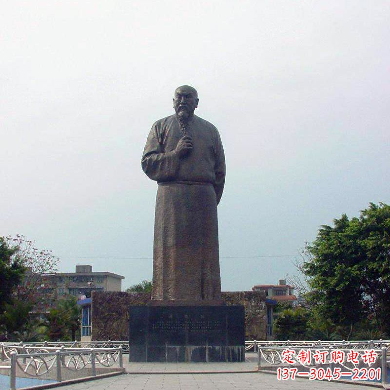 威海精美林则徐雕塑,传承历史文化