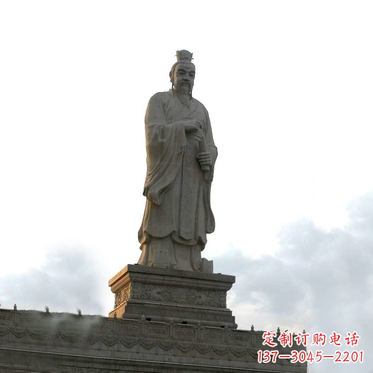 威海精美纯手工孟子雕塑,传承历史文化