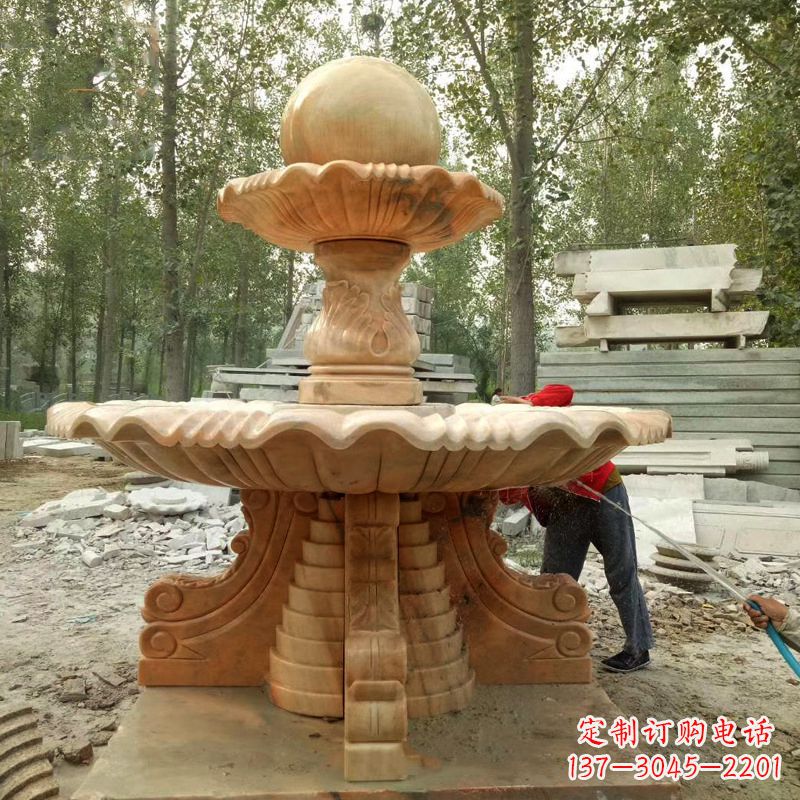 威海巨型石喷泉雕塑