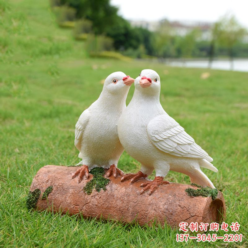 威海精美大型和平鸽雕塑