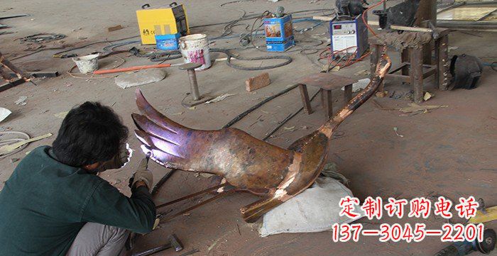 威海专业大雁铜雕制作