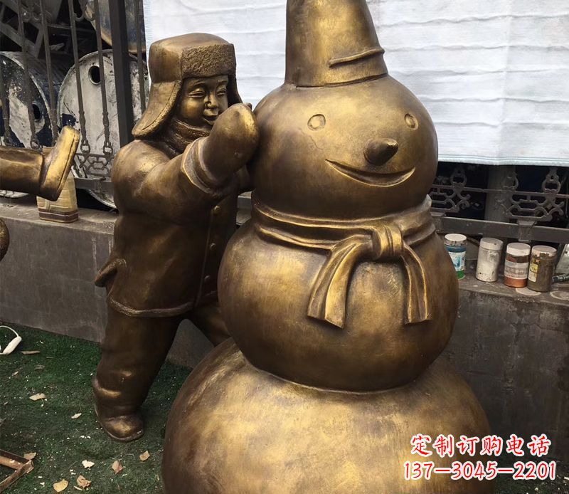 威海儿童铜雕精美礼品