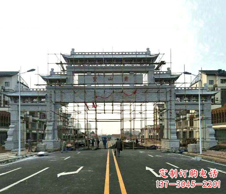 威海牌坊石雕——精致细腻,展示正气