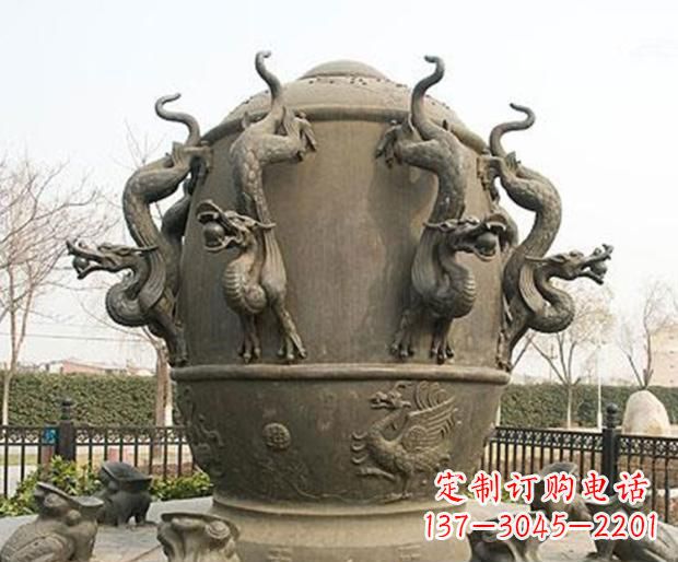 威海精美地动仪铜雕