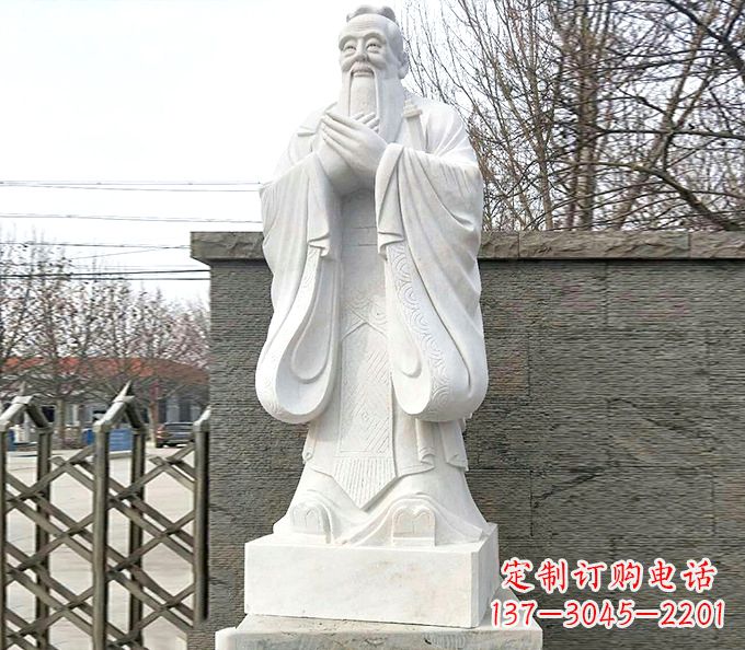 威海雕塑孔子头像