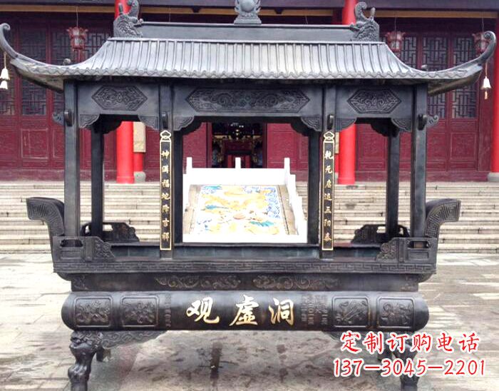威海精美香炉雕塑定制