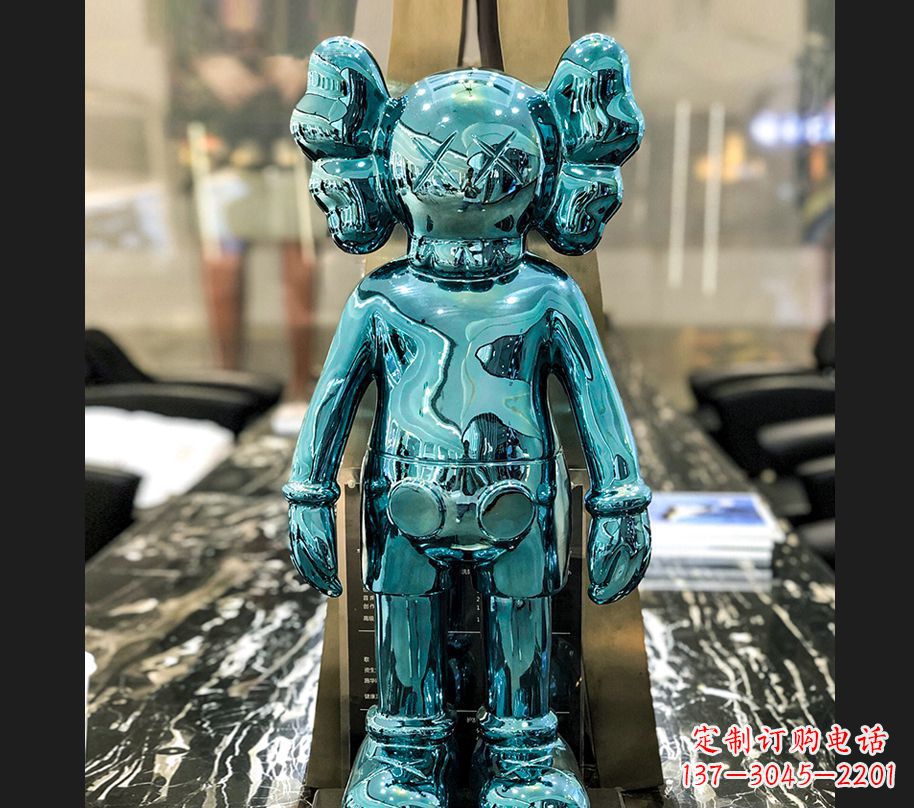 威海动漫不锈钢机器人雕塑