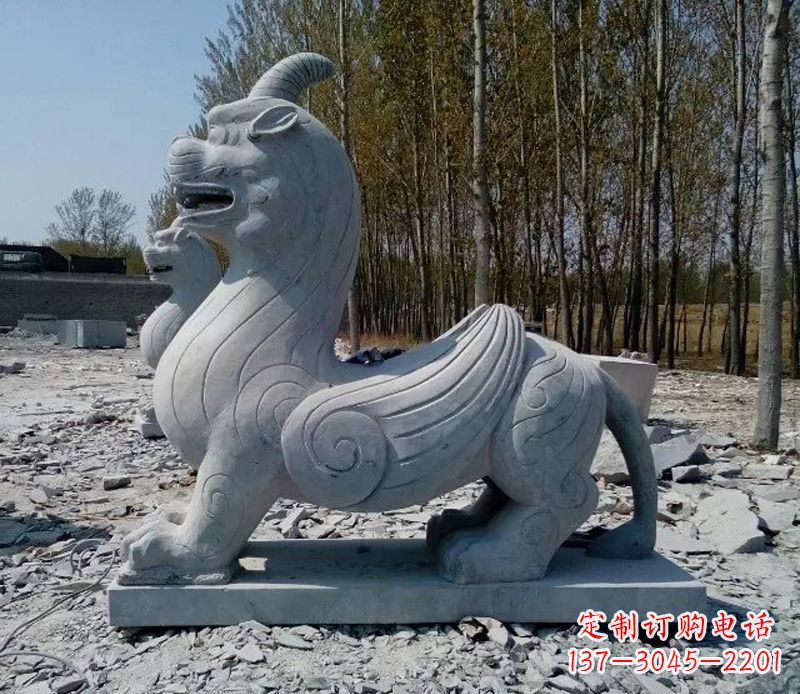威海独角兽神兽石雕