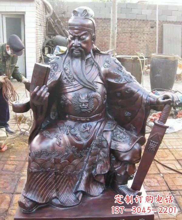 威海关公铜雕——象征着一份久远精神的传承