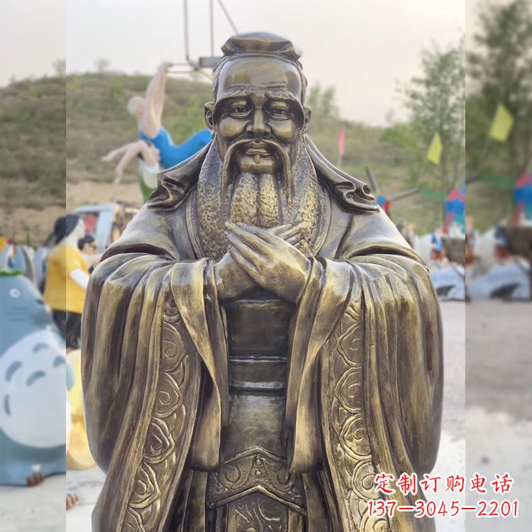 威海中领雕塑贵族——伟大的孔子雕塑
