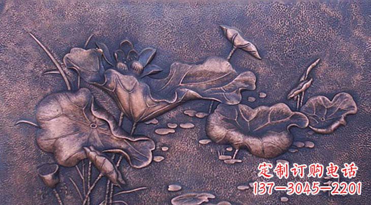 威海锻铜荷花雕塑