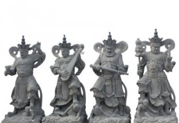 威海四大天王大理石雕塑