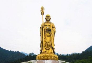 威海高端定制大型地藏菩萨铜雕