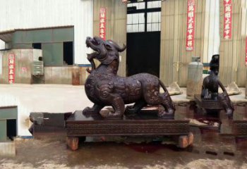 威海独角兽铸铜雕塑—精雕细琢的艺术瑰宝