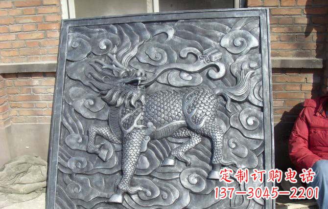 威海雕塑·锻铜古典麒麟