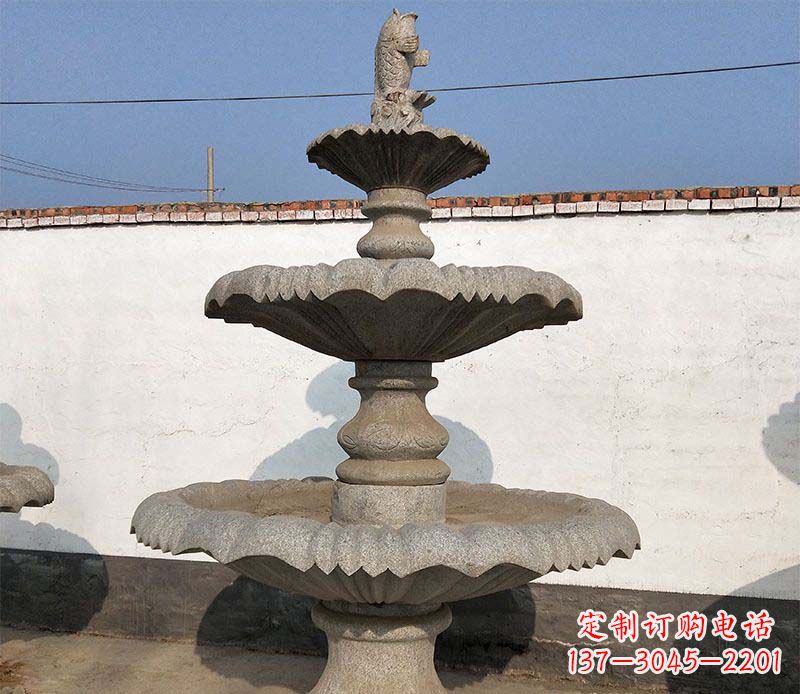 威海多层石质喷泉雕塑