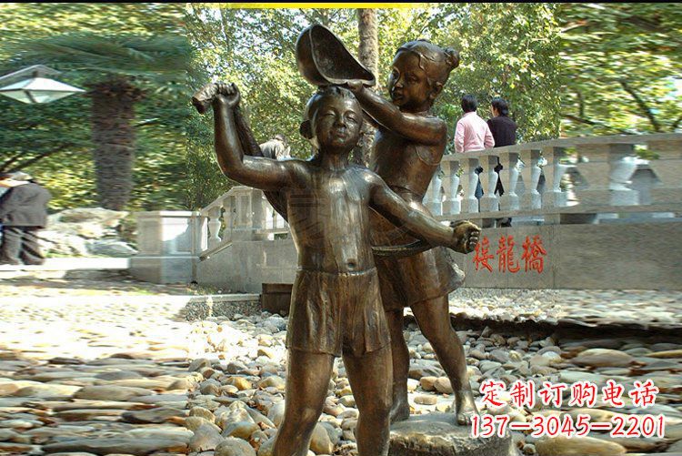 威海优雅可爱的儿童雕塑