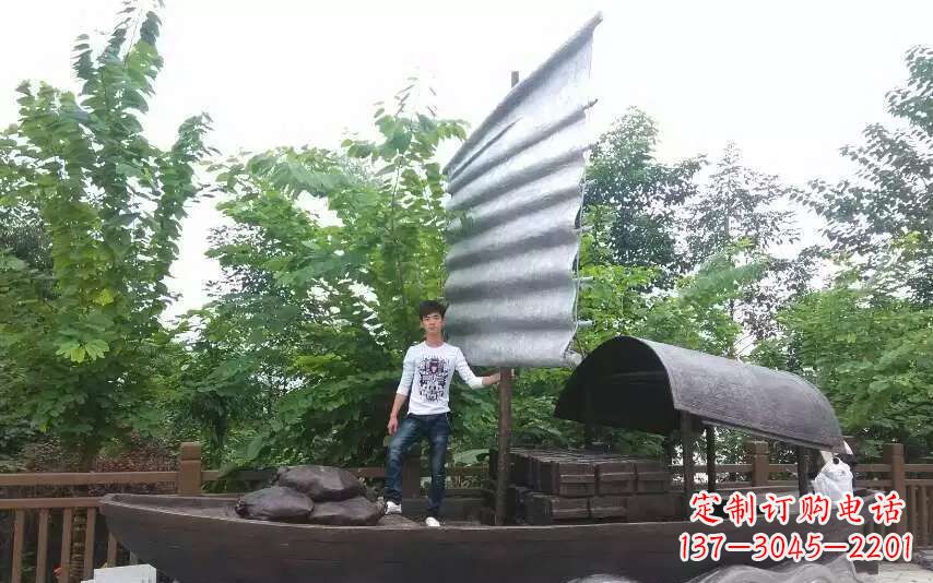 威海高品质帆船铜雕