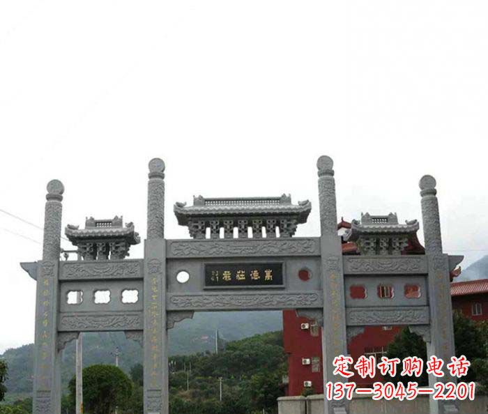 威海牌坊雕塑·精美雕刻·传承古老文化