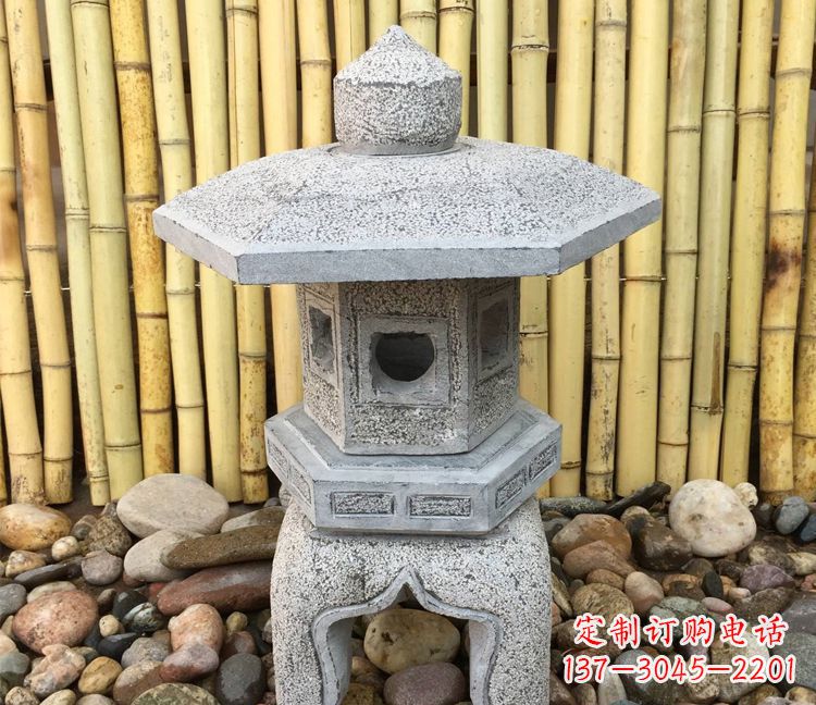 威海精美仿古灯笼石雕