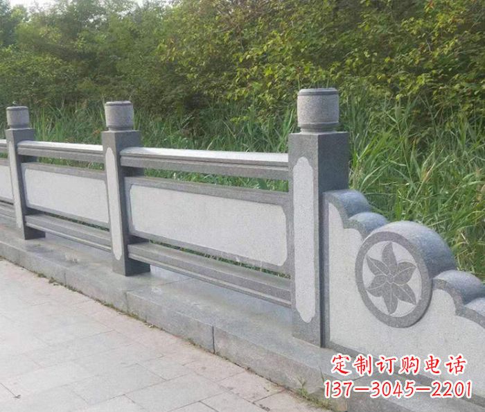 威海精美仿古石栏杆雕塑