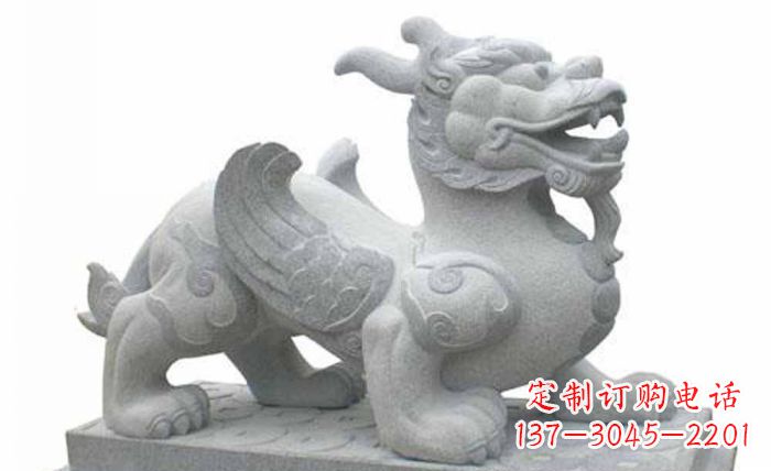 威海仿古貔貅古代神兽石雕