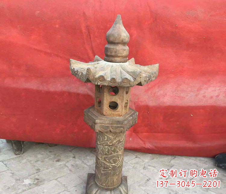威海传统风格石灯雕塑