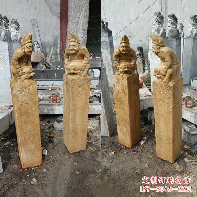 威海仿古拴马桩