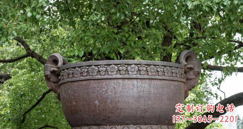 威海中领雕塑仿古水缸铜雕