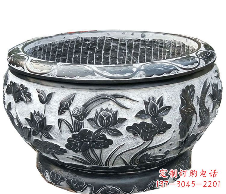 威海传承古典,精致仿古庭院花盆雕塑